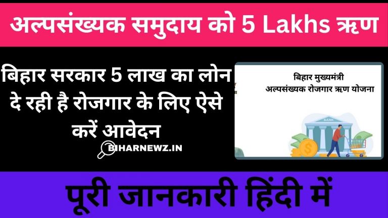 Bihar Alpsankhyak Loan Scheme 2025