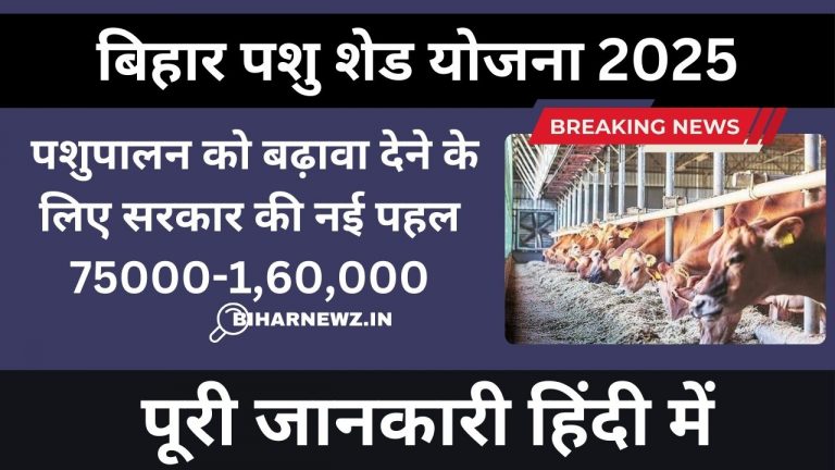 Bihar Pashu Shed Yojna Anudan